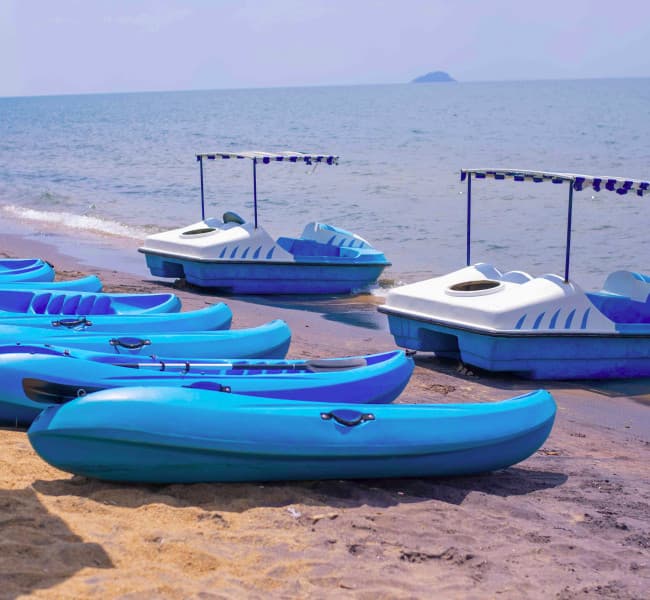 Water sports (kayaking, pedal boat)